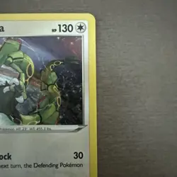 Rayquaza SWSH029 Holo Black Star Promo Card Near Mint Condition - Image 3