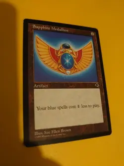 Sapphire Medallion rare Tempest. Old Vintage. Magic the Gathering Card. - Image 4