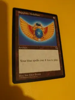 Sapphire Medallion rare Tempest. Old Vintage. Magic the Gathering Card. - Image 5
