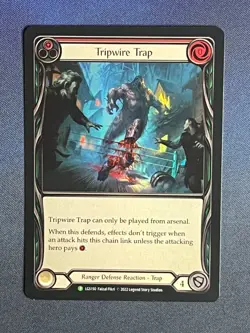 FAB LGS150 Tripwire Trap FOIL Promo Ranger Defense Reaction Flesh & Blood TCG - Image 1