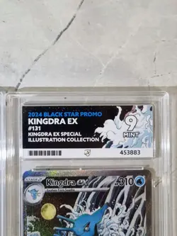 Kingdra Ex 131 Greninja Ex 132 Black Star Promos Mint 9 Ace Graded Pokemon Cards - Image 5