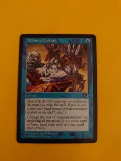 Whim of Volrath. Tempest. Old Vintage. Magic the Gathering Card. - Image 1