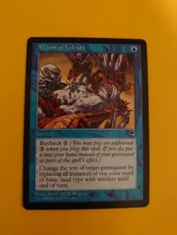 Whim of Volrath. Tempest. Old Vintage. Magic the Gathering Card. - Image 2