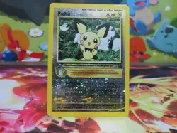 Pichu 35/53 WotC Promo Reverse Holo Pokemon Card Moderately Played Excellent - Image 1