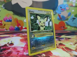 Pichu 35/53 WotC Promo Reverse Holo Pokemon Card Moderately Played Excellent - Image 2