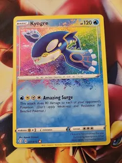 Pokemon TCG Kyogre Shining Fates Holo Card 021/072 Amazing Rare - Image 1