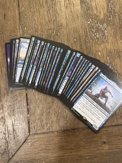 MTG Magic the Gathering 30 Card Welcome Deck BLUE Spider-Man 2099 Miguel O'Hara - Image 2