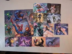 MTG Spider-Man Art Cards Lot of 18 - Image 1