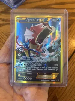 Pokemon Gyarados EX TCG Card 123/122 Secret Rare Full Art Holo XY Breakpoint - Image 1