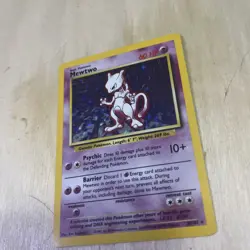 Mewtwo 10/102 Holo Rare Base Set Pokemon Card - Image 2