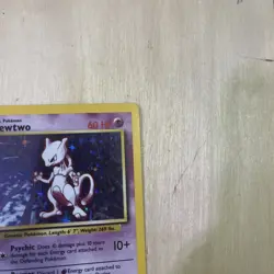 Mewtwo 10/102 Holo Rare Base Set Pokemon Card - Image 4