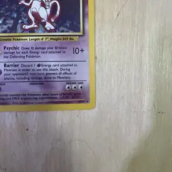 Mewtwo 10/102 Holo Rare Base Set Pokemon Card - Image 5