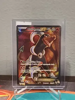 Houndoom EX 153/162 Full Art Pokemon Card Breakthrough MP - Image 3