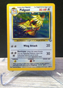 🦅 Pokemon TCG Pidgeot 8/64 Jungle Holo Rare Vintage WOTC Card Vintage LP/NM - Image 3