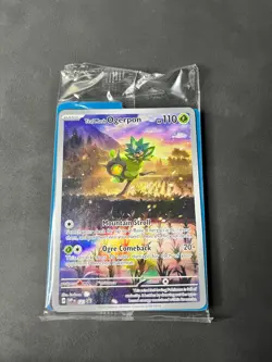 Teal Mask Ogerpon 123 Sv: Scarlet & Violet Promo Cards Holo (SEALED) - Image 1
