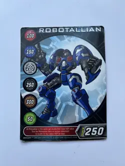 2006 Bakugan REAPER & ROBOTALLIAN - Metal Character Gate Card. HSP 200 & 250 - Image 2