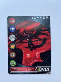 2006 Bakugan REAPER & ROBOTALLIAN - Metal Character Gate Card. HSP 200 & 250 - Image 4