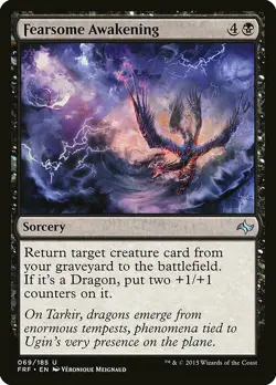 1x Fearsome Awakening - NM English MTG - Fate Reforged - Image 1