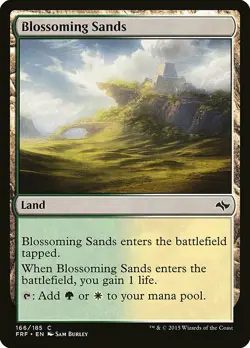 1x Blossoming Sands - NM English MTG - Fate Reforged - Image 1