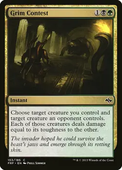 1x Grim Contest - NM English MTG - Fate Reforged - Image 1