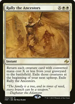 1x Rally The Ancestors - NM English MTG - Fate Reforged - Image 1