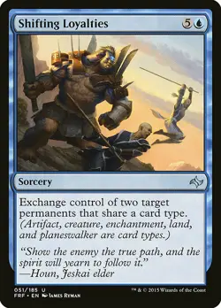 1x Shifting Loyalties - NM English MTG - Fate Reforged - Image 1