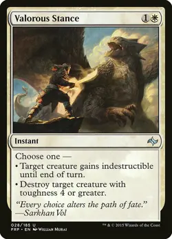 1x Valorous Stance - NM English MTG - Fate Reforged - Image 1
