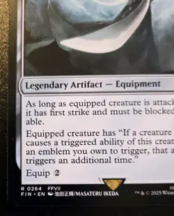 The Masamune 0264 Rare Final Fantasy Magic: The Gathering - Image 4