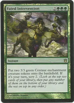 1x Foil - Fated Intervention - Magic the Gathering MTG Born of the Gods - Image 1