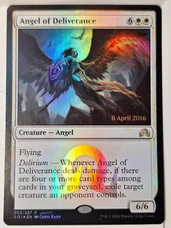 Angel of Deliverance - FOIL - Launch Promo - Magic the Gathering MTG Nice! - Image 1