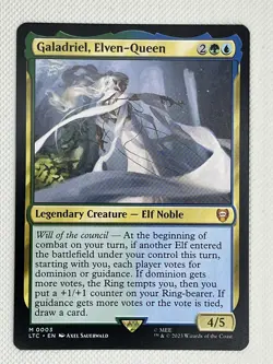 Galadriel, Elven-Queen - MTG Commander Lord of the RIngs - NM - Regular Mythic - Image 1
