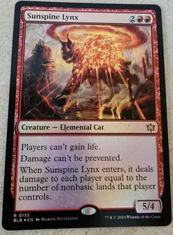 Sunspine Lynx - #155 Foil - Bloomburrow - Mtg - Image 1