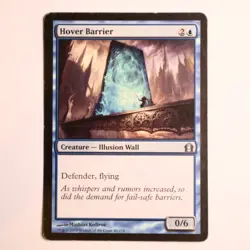 MTG Blue - Hover Barrier - 40 - Return to Ravnica - Creature - Illusion Wall - Image 1