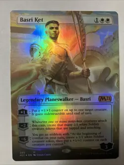 Basri Ket (Borderless) Core Set 2021 Foil - Image 1