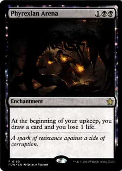 NM - Phyrexian Arena R Foundations 180 - Image 1