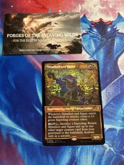 Slimefoot and Squee Foil Prerelease March of the Machine Commander - Image 1