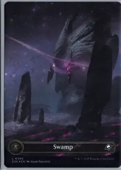 Swamp () (Borderless) (Galaxy Foil) L Edge of Eternities 369 NM - Image 1