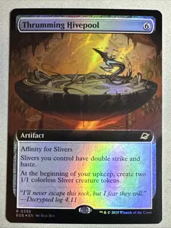 MTG / Thrumming Hivepool / EOE / #356 / FOIL (Extended Art) / Rare / NM - Image 1