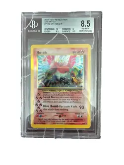 Pokemon BGS 8.5 2001 Neo Revelation Holo Ho-oh Holo 7/64 Unlimited w/ sub grades - Image 1