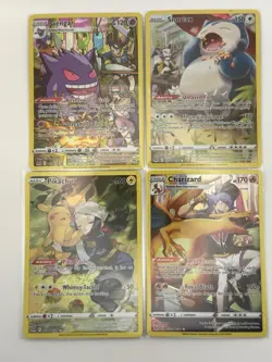 Pokemon Tcg Lost Original Gengar TG06 Pikachu TG05 Charizard TG 03 Snorlax TG10 - Image 1