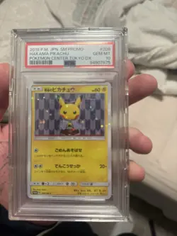 PSA 10 PIKACHU 2018 HAKAMA POKEMON CENTER TOKYO DX JAPANESE - Image 1