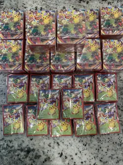 Tohoku Pikachu - Lot Of 12 Deck Boxes And 12 Packs Of Sleeves Pokemon Japanese - Image 2