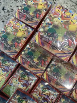 Tohoku Pikachu - Lot Of 12 Deck Boxes And 12 Packs Of Sleeves Pokemon Japanese - Image 4