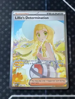 2025 Pokemon Evolution Lillie's Determination Special Illustration Rare #184/132 - Image 3