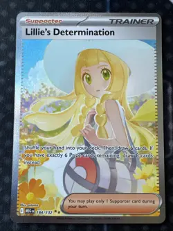 2025 Pokemon Evolution Lillie's Determination Special Illustration Rare #184/132 - Image 4