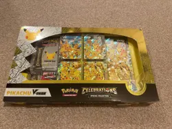 Pokemon TCG Celebrations 25th Anniversary Pikachu V UNION Collection Box Sealed! - Image 1