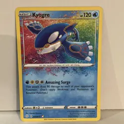 Kyogre 021/072 Amazing Rare Shining Fates NM Pokemon TCG - Image 1