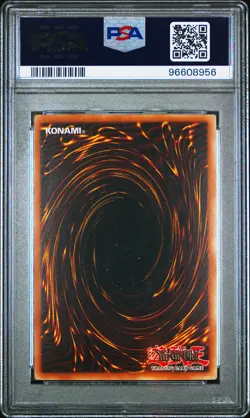 2005 YU-GI-OH! STRUCTURE DECK DRAGON'S ROAR RED-EYES DARKNESS DRAGON PSA 4 - Image 2
