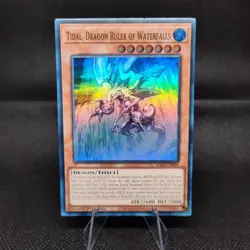 Yu-Gi-Oh! Tidal, Dragon Ruler of Waterfalls Super Rare RA03-EN009 - Image 1