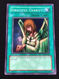 Yugioh Graceful Charity SDP-040 Super (MP) - Image 1